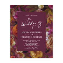 予算WineberryフローラQRコード結婚式招待状