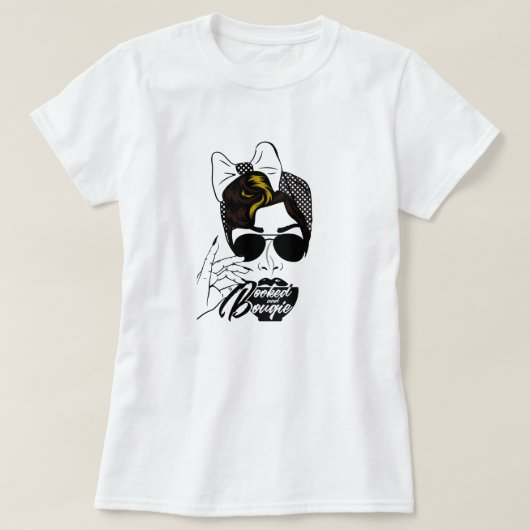 予約されたおよびBougieのティー Tシャツ (デザイン正面)
