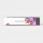 予約されたテーブルの上記号 デスクネームプレート (正面)