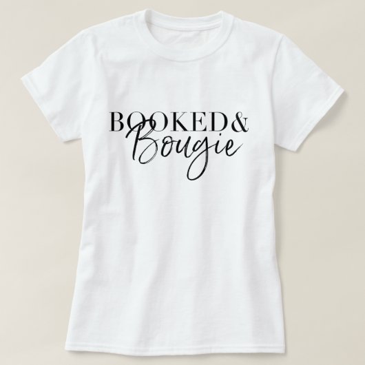 予約された及びBougieのTシャツ Tシャツ (デザイン正面)