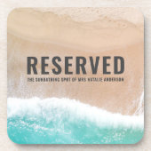 予約された海と砂ギフト夏の休日ビーチへ コースター (正面)