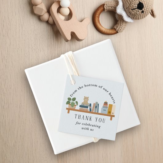 予約する棚赤ちゃんシャワーライトブルー少年 フェイバータグ