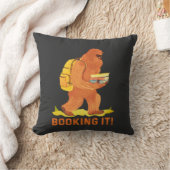 予約だ！サスカッチ本好き クッション (ブランケット)