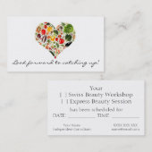 予約アラーム 予約カード (正面/裏面)