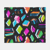 予約カラフル フリースブランケット (正面(横))