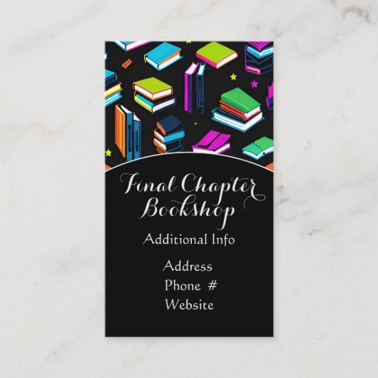 予約カラフル 名刺 (正面)