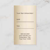 予約カード |モダンまつげ (裏面)