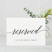 予約サイン - モダンスクリプト (スタンド正面)