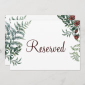 予約サイン 招待状 (正面/裏面)