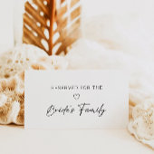 予約サイン 現代の予約サイン エンクロージャーカード