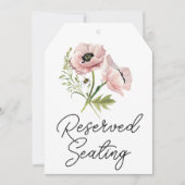 予約シーティングピンクポピー結婚ズ大ラベル (正面)