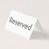 予約テーブルの印 名刺 (裏面)