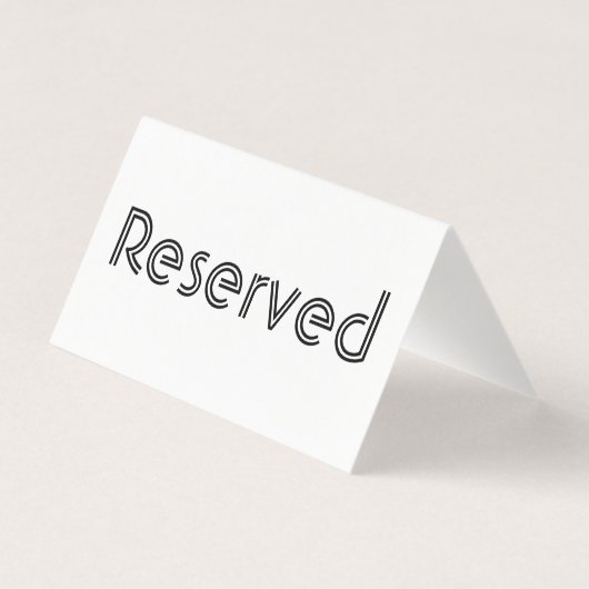 予約テーブルの印 名刺 (裏面)