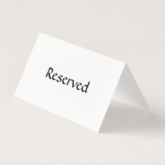 予約テーブルの印 名刺 (裏面)