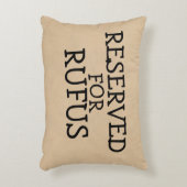 予約パーソナライズされた済 アクセントクッション (正面(垂直))