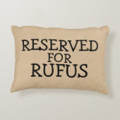 予約パーソナライズされた済 アクセントクッション (裏面)