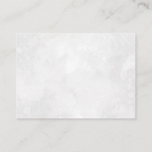 予約依頼|コウノトリの出産用ベビーシャワー エンクロージャーカード (裏面)