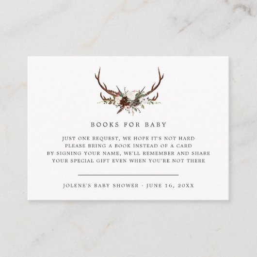 予約依頼|国素朴フローラアントラー エンクロージャーカード (正面)