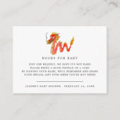 予約依頼|水彩ドラ中国のゴン エンクロージャーカード (正面)