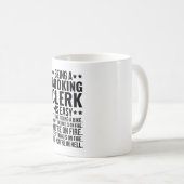 予約係になることは簡単に乗るようなものだ コーヒーマグカップ (正面右)