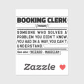 予約係の名詞定義ユーモアのある名言 シール (シート)