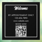 予約制ビジネスカスタムストアフロント ウィンドウサイン (シート3)