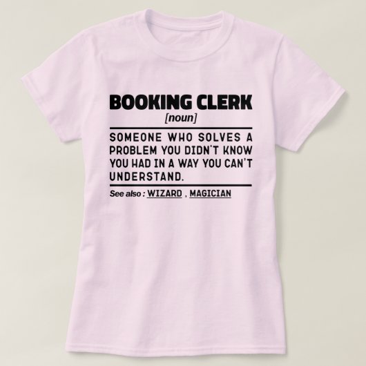 予約名名名詞定義おもしろい諺 Tシャツ (デザイン正面)