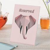 予約地理図象頭 台座サイン (インサイチュ)