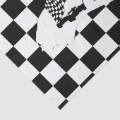 予約市松模様に中の旗車とレースカー 薄葉紙 (詳細)