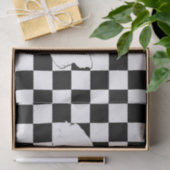 予約市松模様に中の旗車とレースカー 薄葉紙 (ギフト)