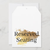 予約席 ゴールド ウェディング 大きなタグ (裏面)
