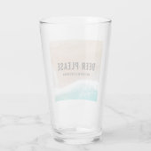 予約海ビーチギフト夏おもしろいタイポグラフィ タンブラーグラス (裏面)