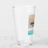予約海ビーチギフト夏おもしろいタイポグラフィ タンブラーグラス (右)