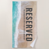 予約済みの海砂ギフトの夏休み ビーチタオル (正面)