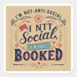 予約済みステッカー スクエアシール