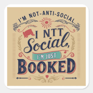 予約済みステッカー スクエアシール