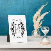 予約済みテーブルシンボルや象徴 フォトプラーク (側面)