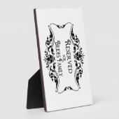 予約済みテーブルシンボルや象徴 フォトプラーク (側面)