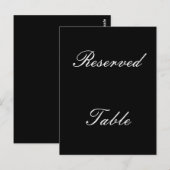 予約済みテーブル ポストカード (正面/裏面)