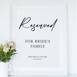 予約済み表の結婚印刷可能な署名ポスター ポスター