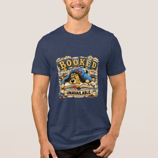 予約済み 不可用 パーソナライズド 冗談 トライブレンドTシャツ (正面)