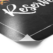 予約素朴フローラシャルボ結婚ード標識 フォトプリント            (角)