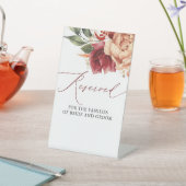 予約 – 秋自然の花結婚の数 台座サイン (インサイチュ)