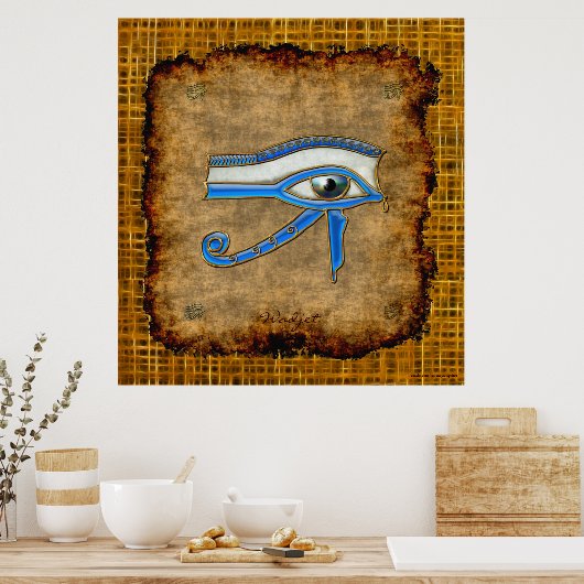予言の古代エジプトの目のポスター ポスター (キッチン)