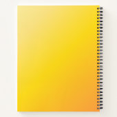 予言日誌パーソナライズされたスパイラルノート ノートブック (裏面)