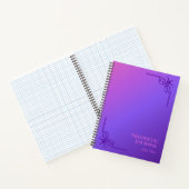 予言日誌パーソナライズされたスパイラルノート ノートブック (内部)