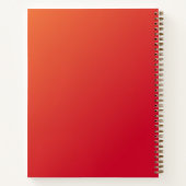 予言日誌パーソナライズされたスパイラルノート ノートブック (裏面)