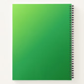 予言日誌パーソナライズされたスパイラルノート ノートブック (裏面)