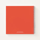 予言用語パーソナライズされた祈りの言葉雑誌 ノートブック (裏面)