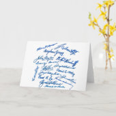 予言者のサイン カード (黄色い花)